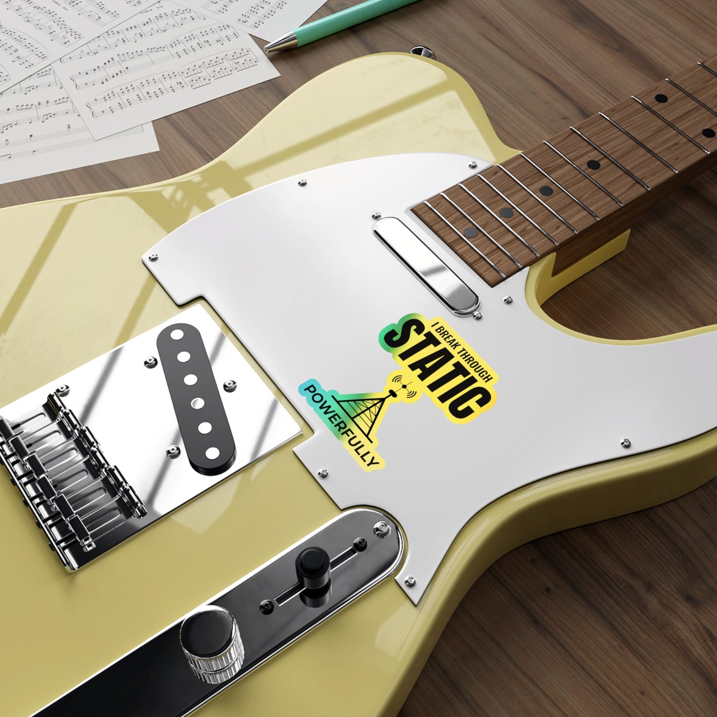 Amateur Ham Radio Operator Stickers Holographic Vinyl Decal - Clear Signals & Strong Transmissions