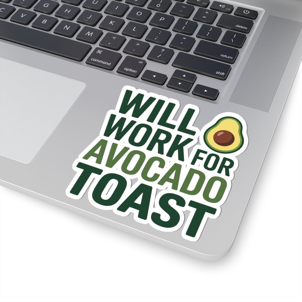 Playful Dietitian Sticker - Avocado Toast Vinyl Decal for Registered Dietitians, Nutritionists