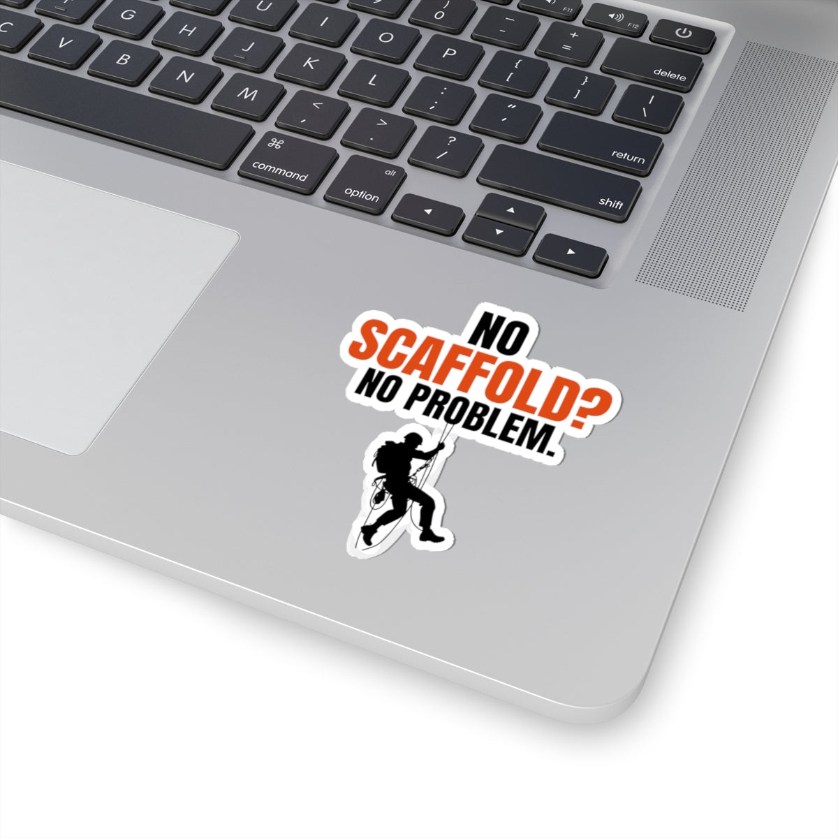 Rope Access Technician Sticker - No Scaffold Vinyl Decal for Climbers & Rescuers