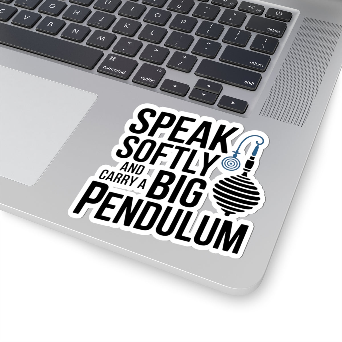 Hypnotist Power Sticker - Gentle Voice Strong Tools Vinyl Decal for Hypnotists, Pendulum Practitioners