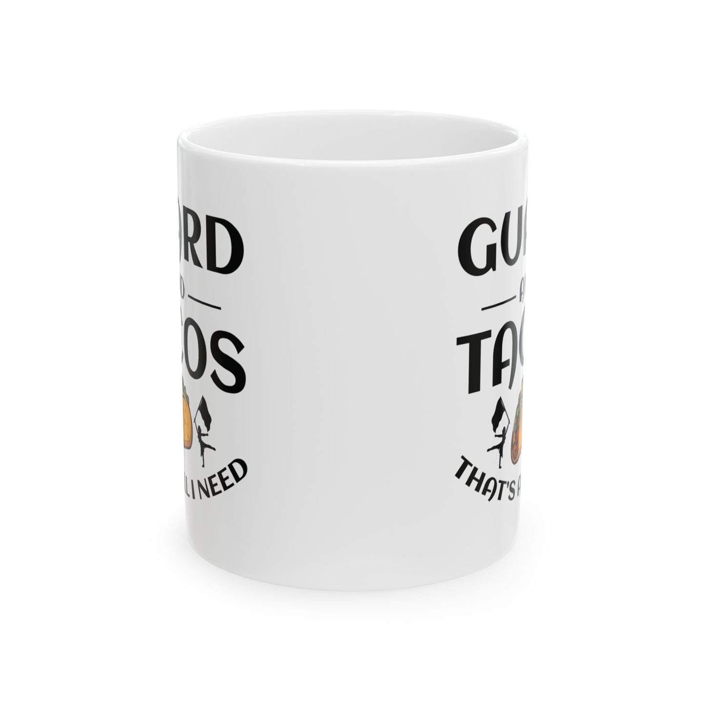 Color Guard Mug - Guard & Tacos Design for Enthusiasts