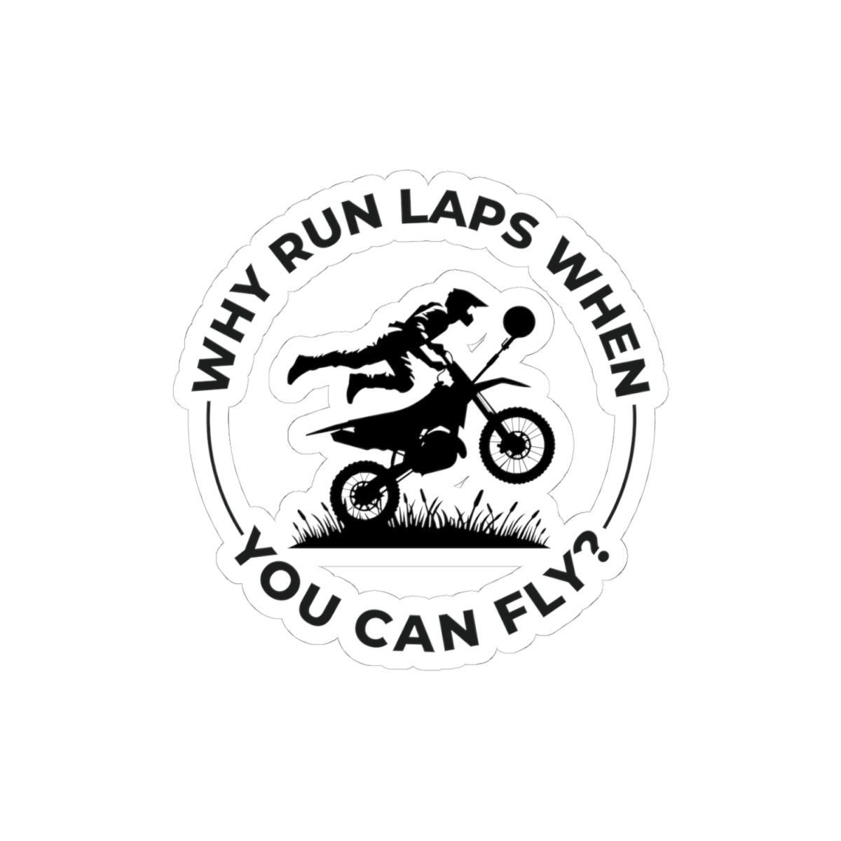 Motocross Sticker Vinyl Dirt Bike Racing Off-Road Motorcycle Decal for Adventure Seekers