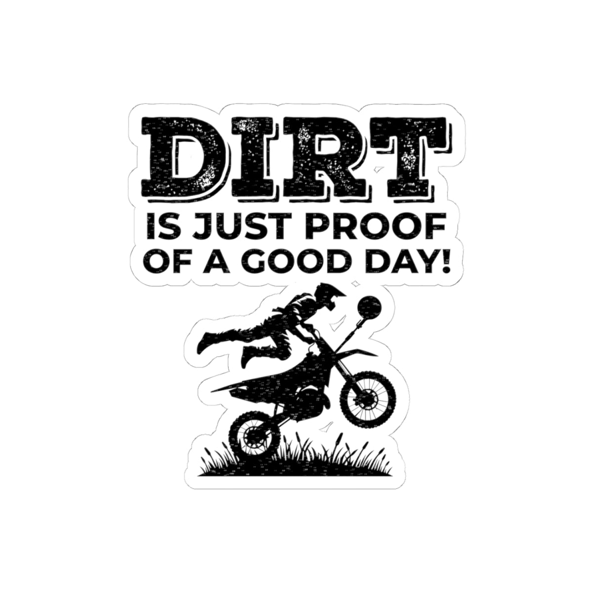 Motocross Sticker Vinyl Dirt Bike Racing Off-Road Motorcycle Decal for Dirt Enthusiasts
