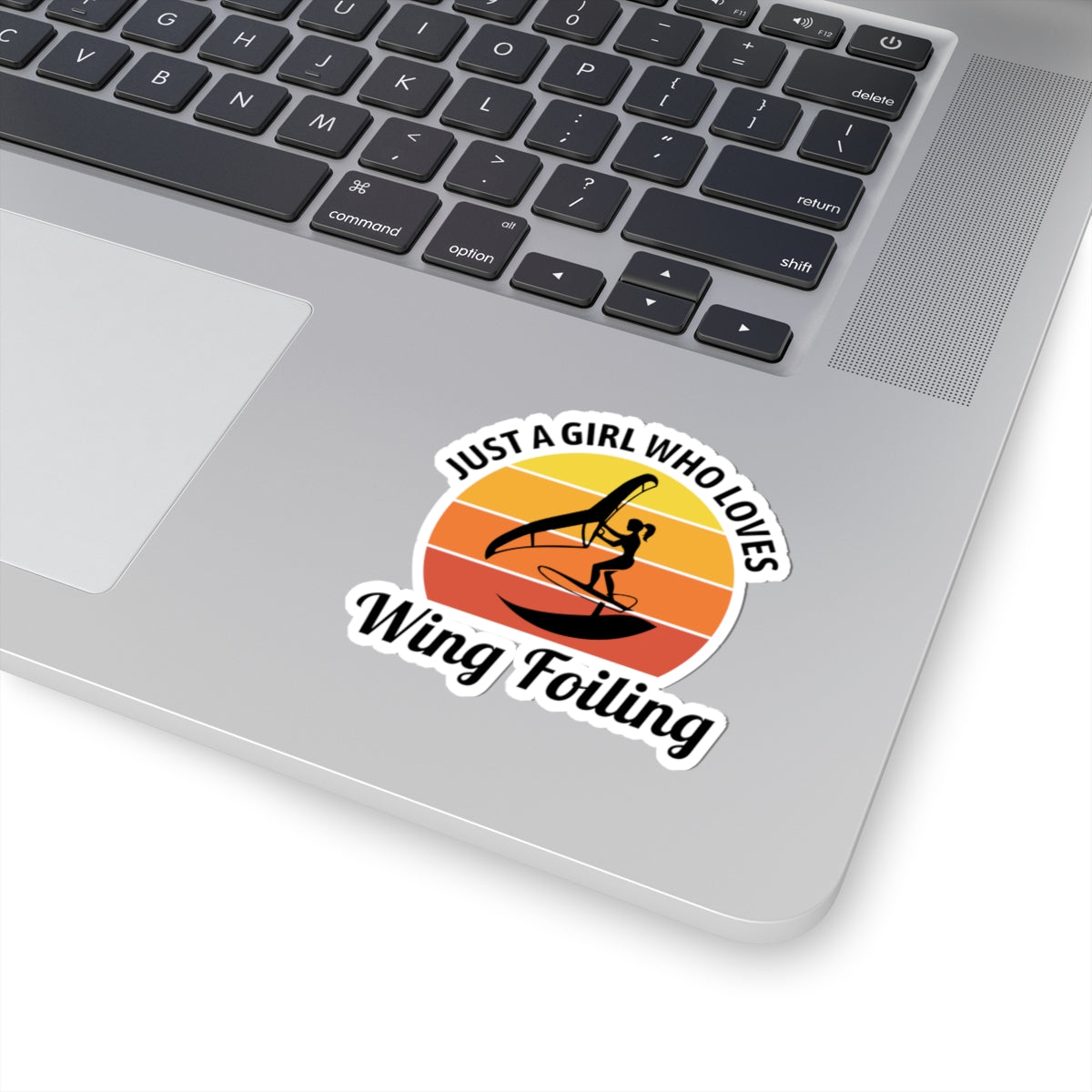"Wing Foiling Enthusiast Sticker - Water Sports Lover Vinyl Decal for Surfers & Foilers"