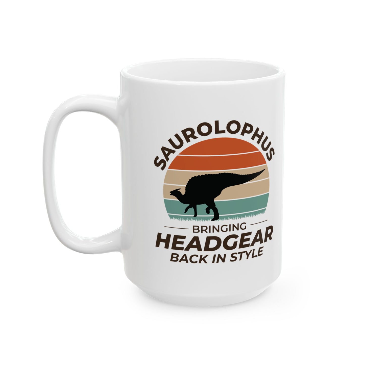 Dinosaur Fossil Mug - Saurolophus, Crested - Dino Collector