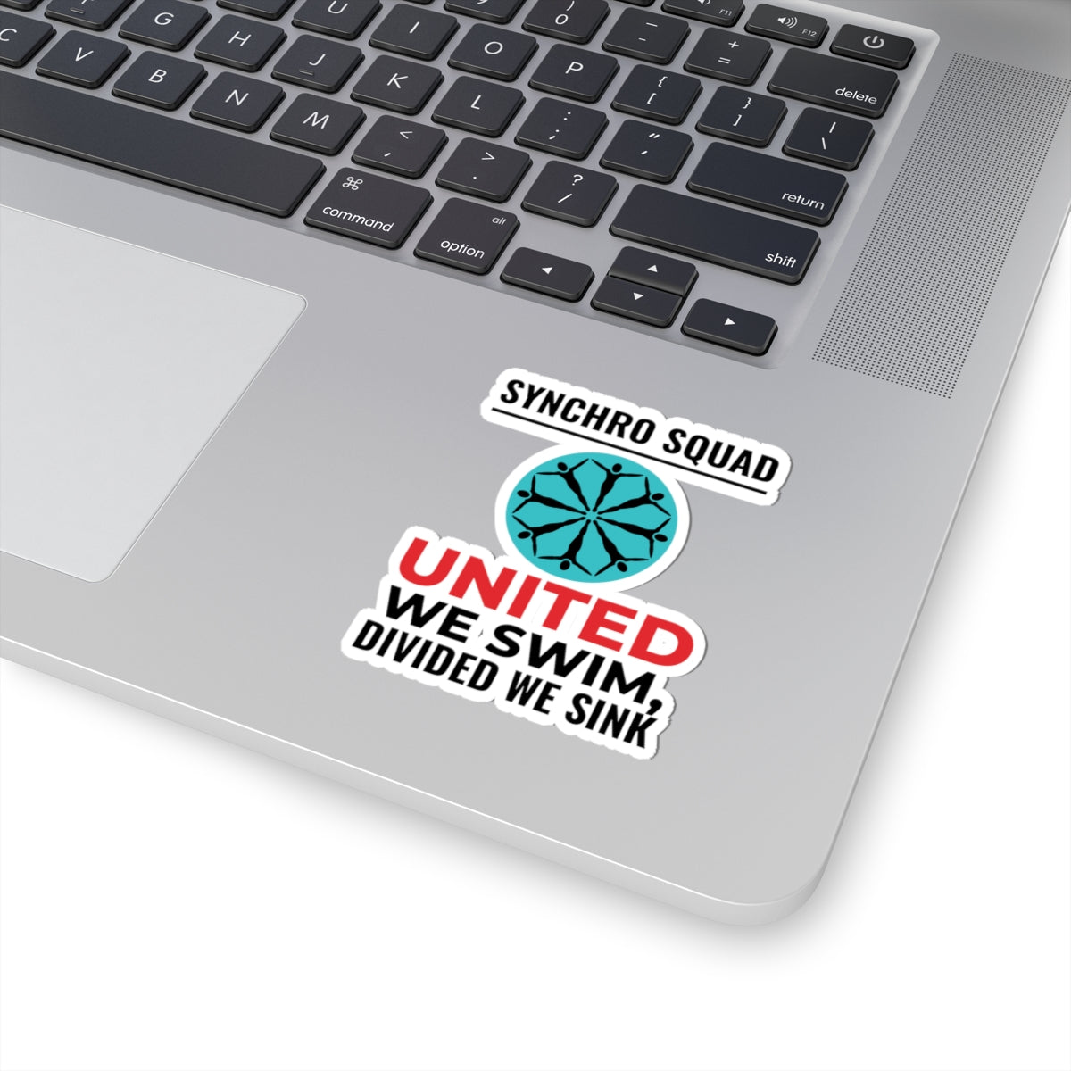 Teamwork Synchronized Swimming Sticker - United We Swim Vinyl Decal for Squads