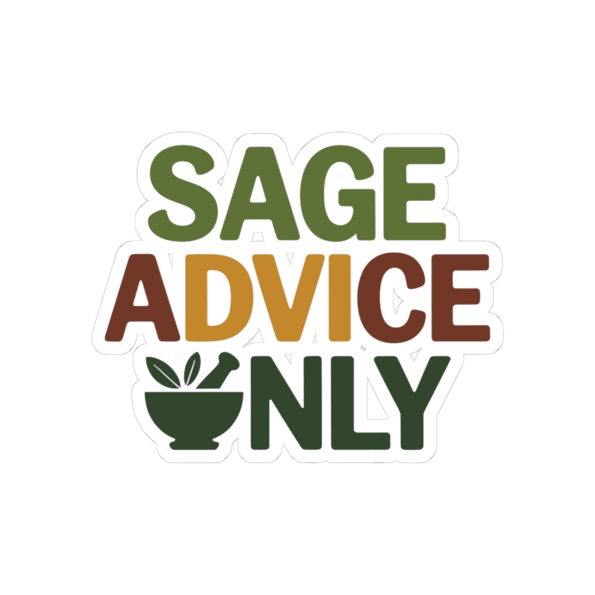 Herbalist Wordplay Sticker - Plant Wisdom Vinyl Decal for Herbalists, Sage Practitioners