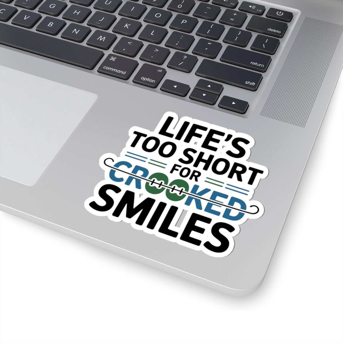 Straight Smile Sticker - Orthodontic Motivation Vinyl Decal for Braces Patients
