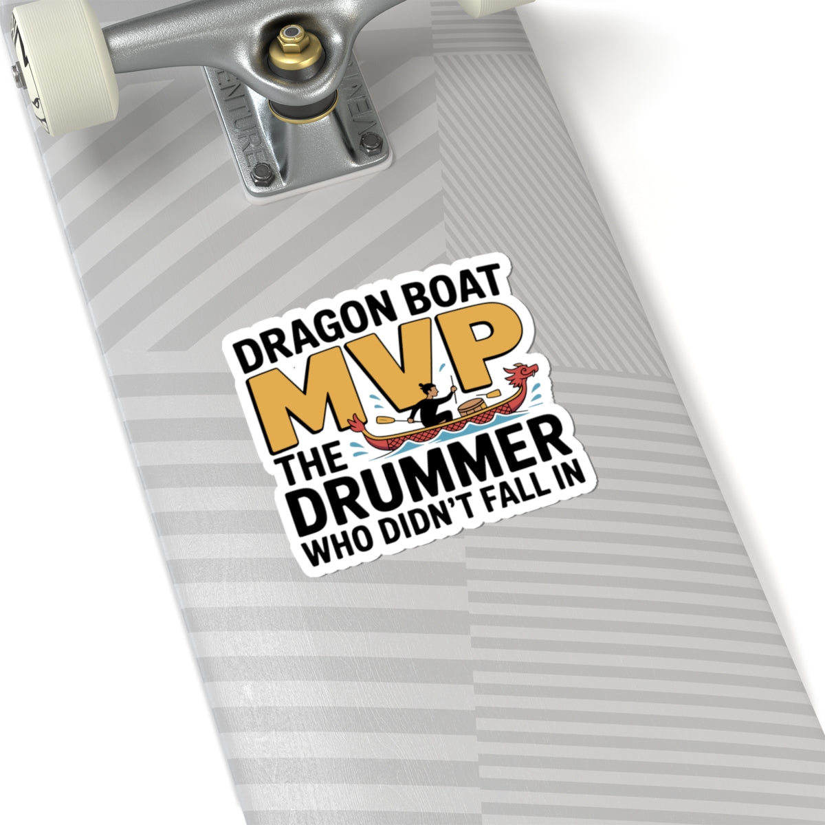 Funny Dragon Boat MVP Sticker - Drummer Appreciation Vinyl Decal for Paddlers and Teams
