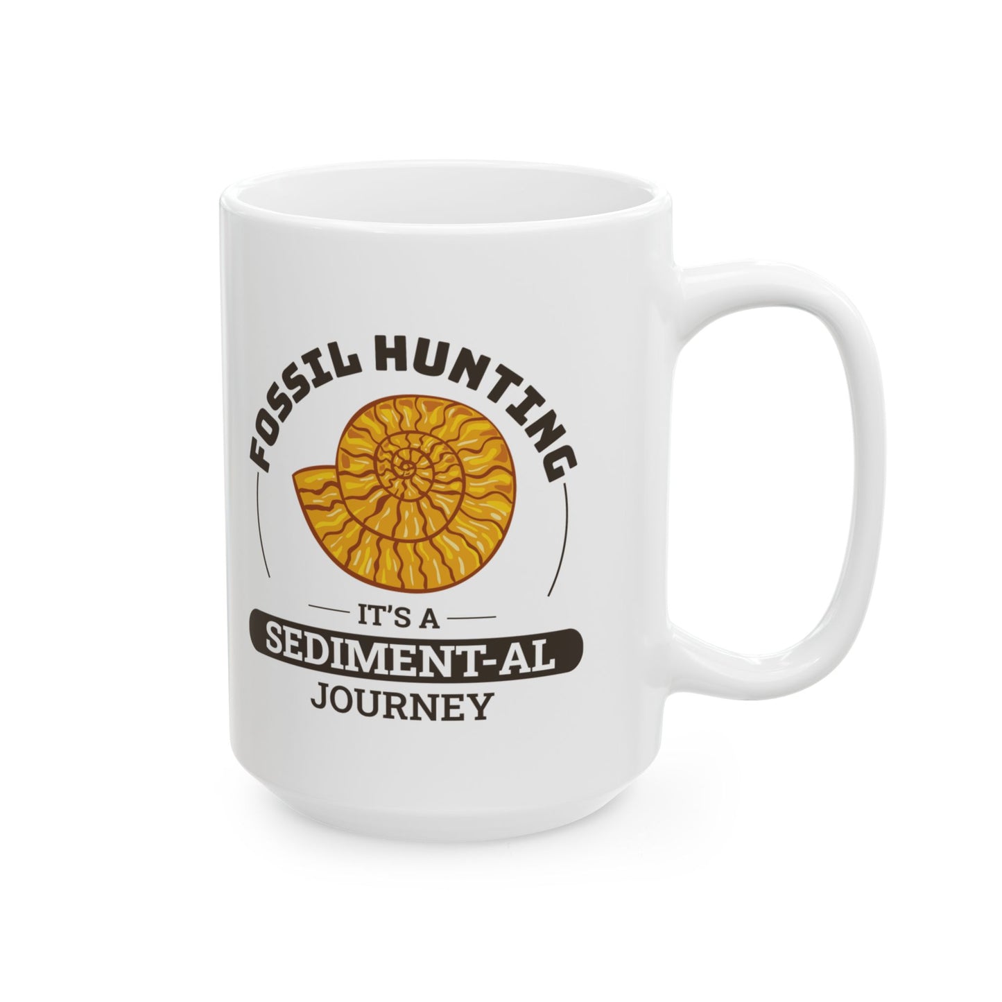 Dinosaur Fossil Mug for Fossil Hunter Enthusiasts - Sedimental Journey