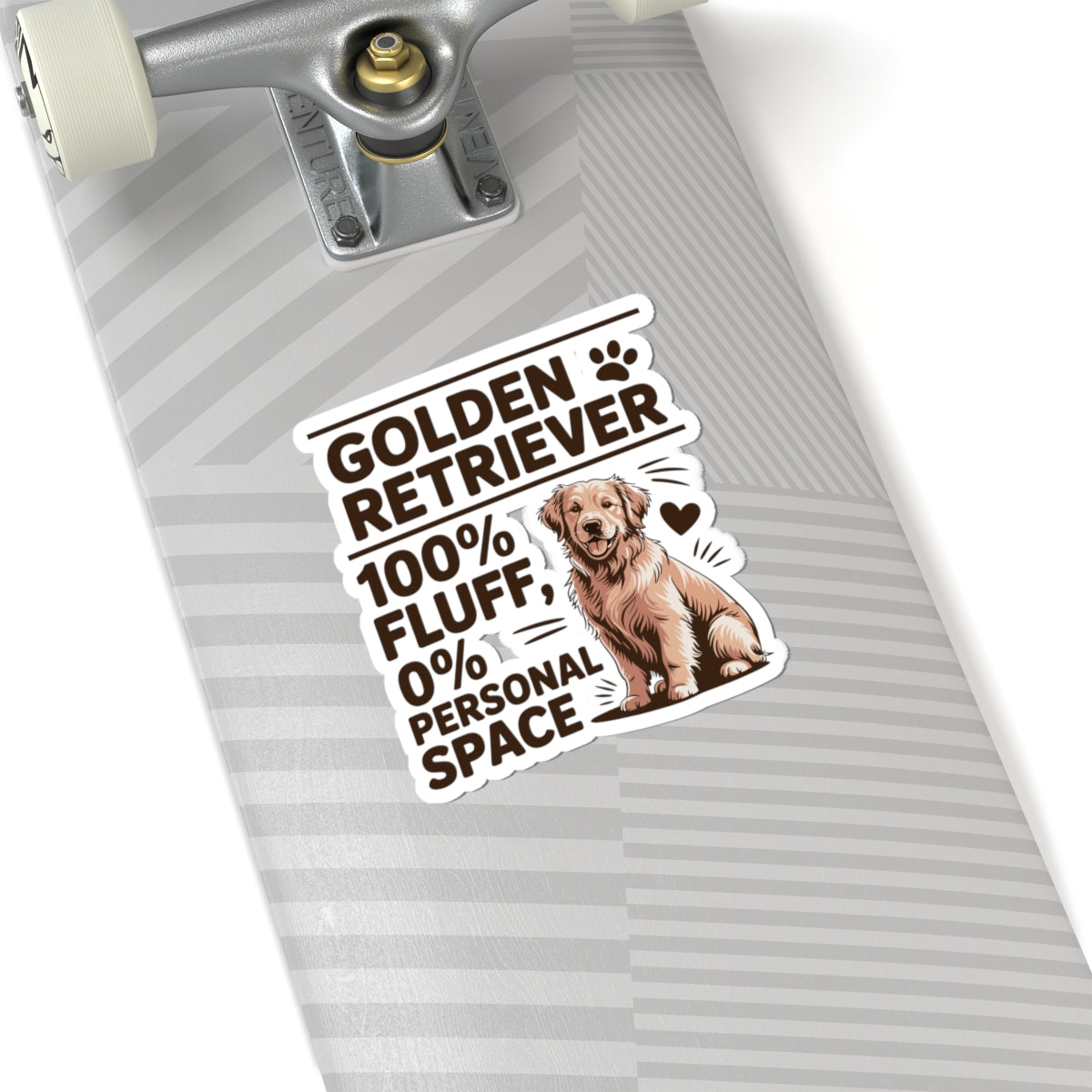 Golden Retriever Dog Sticker - Funny Pet Lover Vinyl Decal for Dog Owners Veterinarians Pet Enthusiasts
