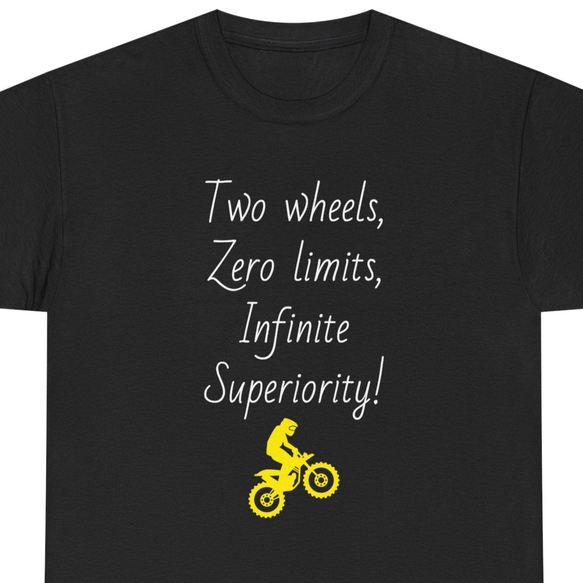 Dirt Bike Motocross T-Shirt - Unlimited Riding Graphic for MX Competitors & Dedicated Fans