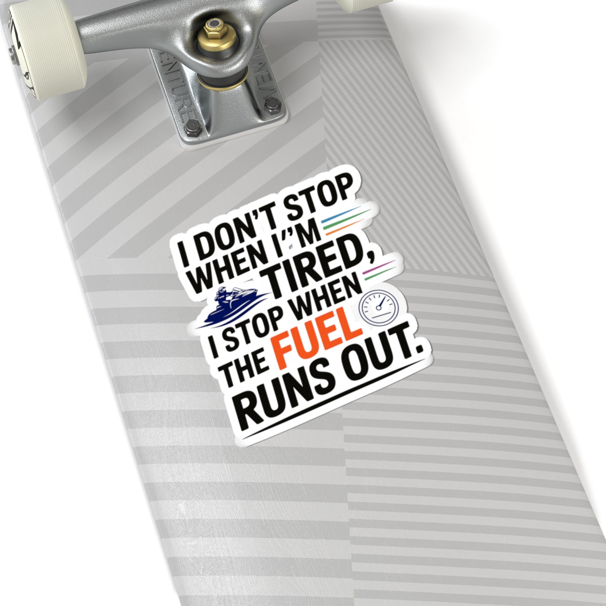 Jet Ski Life Sticker - Fuel Passion Vinyl Decal for Hardcore PWC Riders & Water Sports Fans