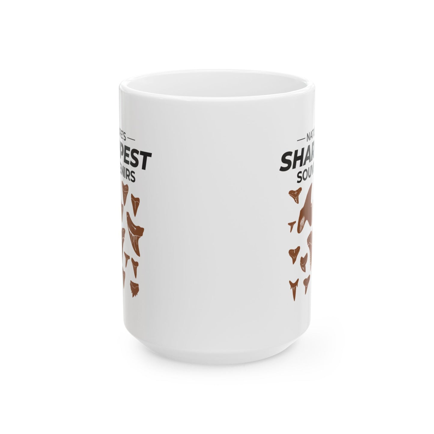 Shark Tooth Collector Mug - Nature's Sharpest Souvenirs Cup for Fossil Hunters