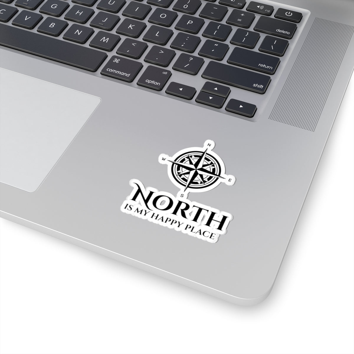 True North Sticker - Geographer's Compass Vinyl Decal for Mapping Professionals