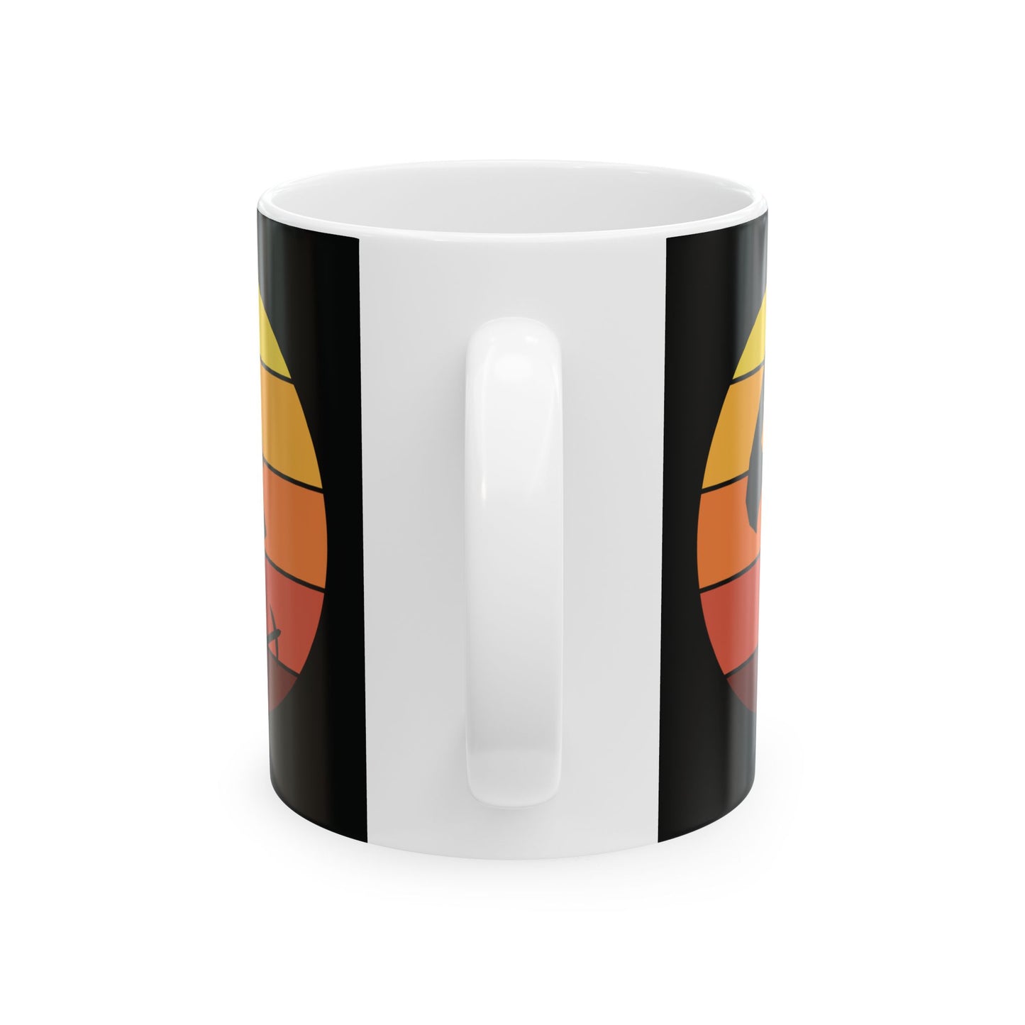 Wing Foiling Sunset Mug - Retro-Inspired Design for Watersports Enthusiasts