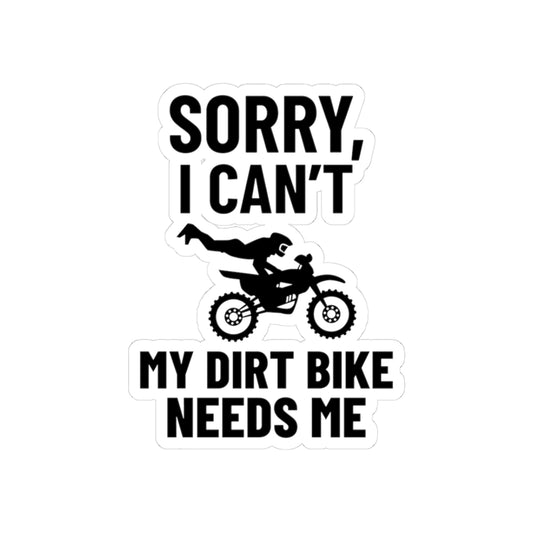 Motocross Dad Sticker Vinyl Dirt Bike Racing Off-Road Motorcycle Decal for Dedicated Riders