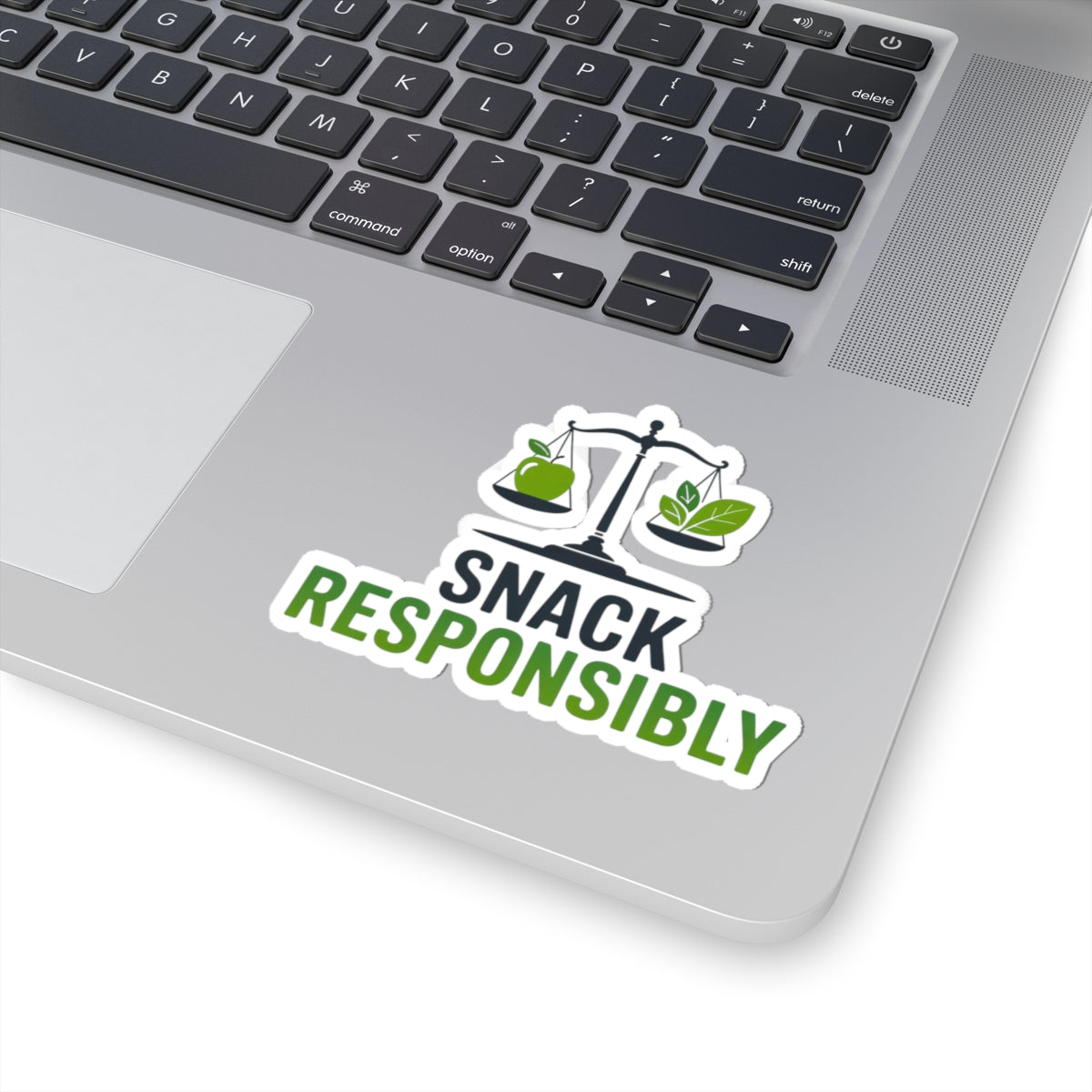 Mindful Snacking Professional Sticker - Healthy Habits Decal for Therapists, Dietitians, Educators