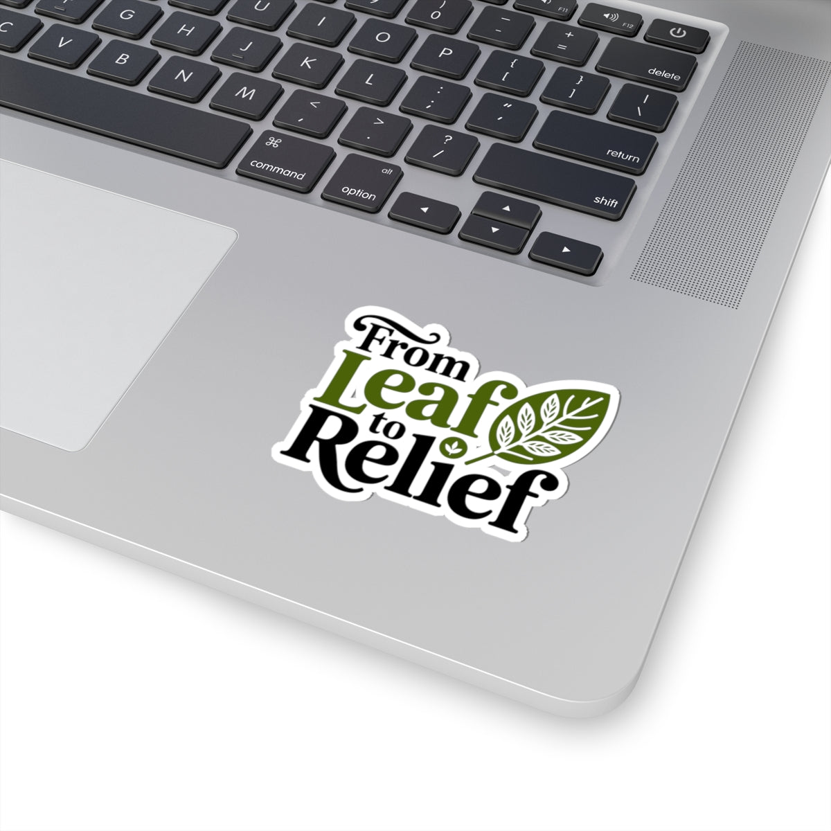Herbalist Relief Sticker - Leaf Medicine Vinyl Decal for Herbalists, Plant-Based Healers