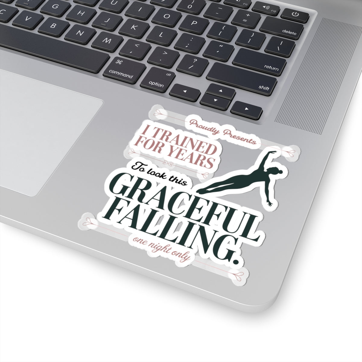 Pole Vault Sticker Funny Track Decal – Humorous Falling Quote for Pole Vaulter Athlete Jumper Runner