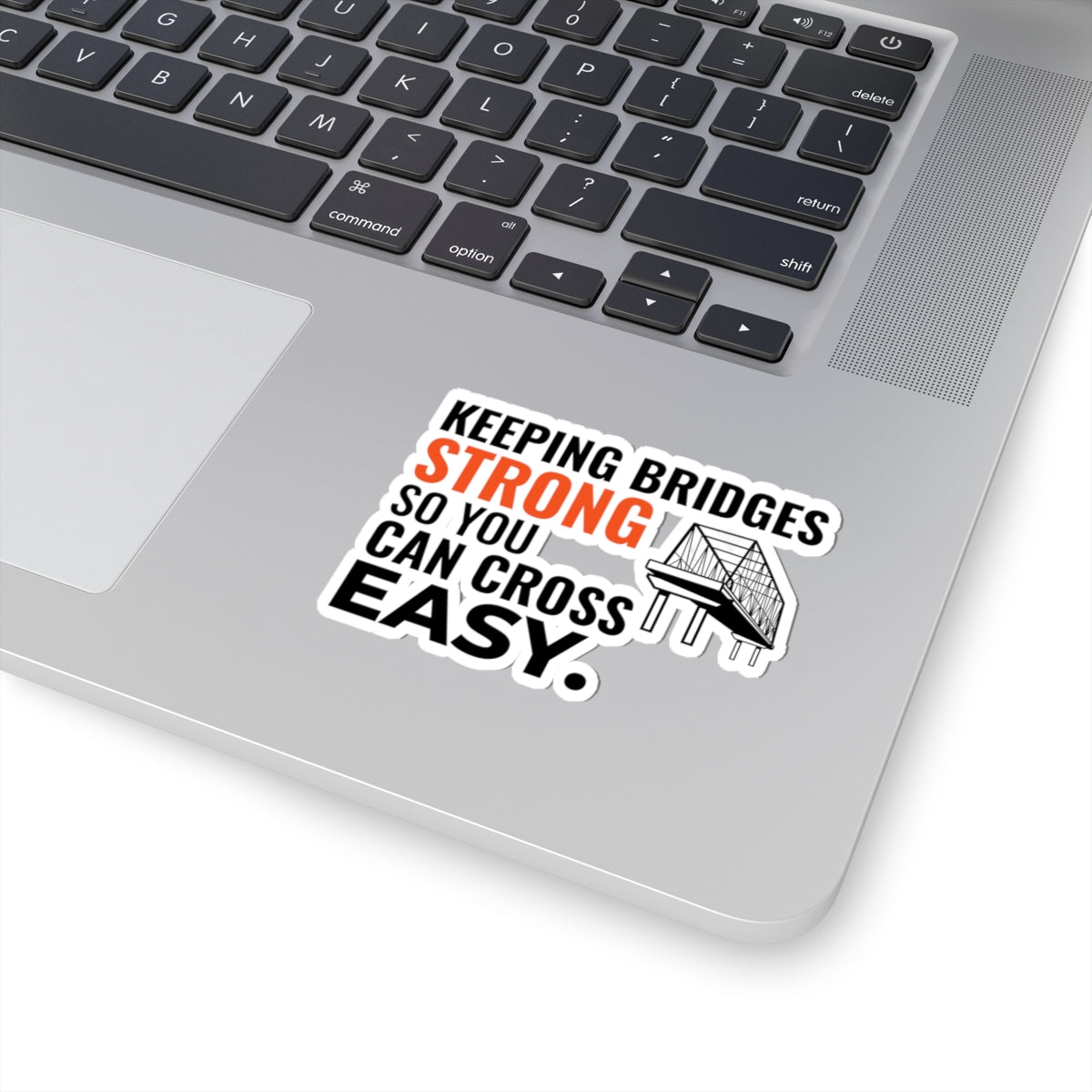 Bridge Inspector Sticker - Strong Bridges Vinyl Decal for Engineers & Technicians