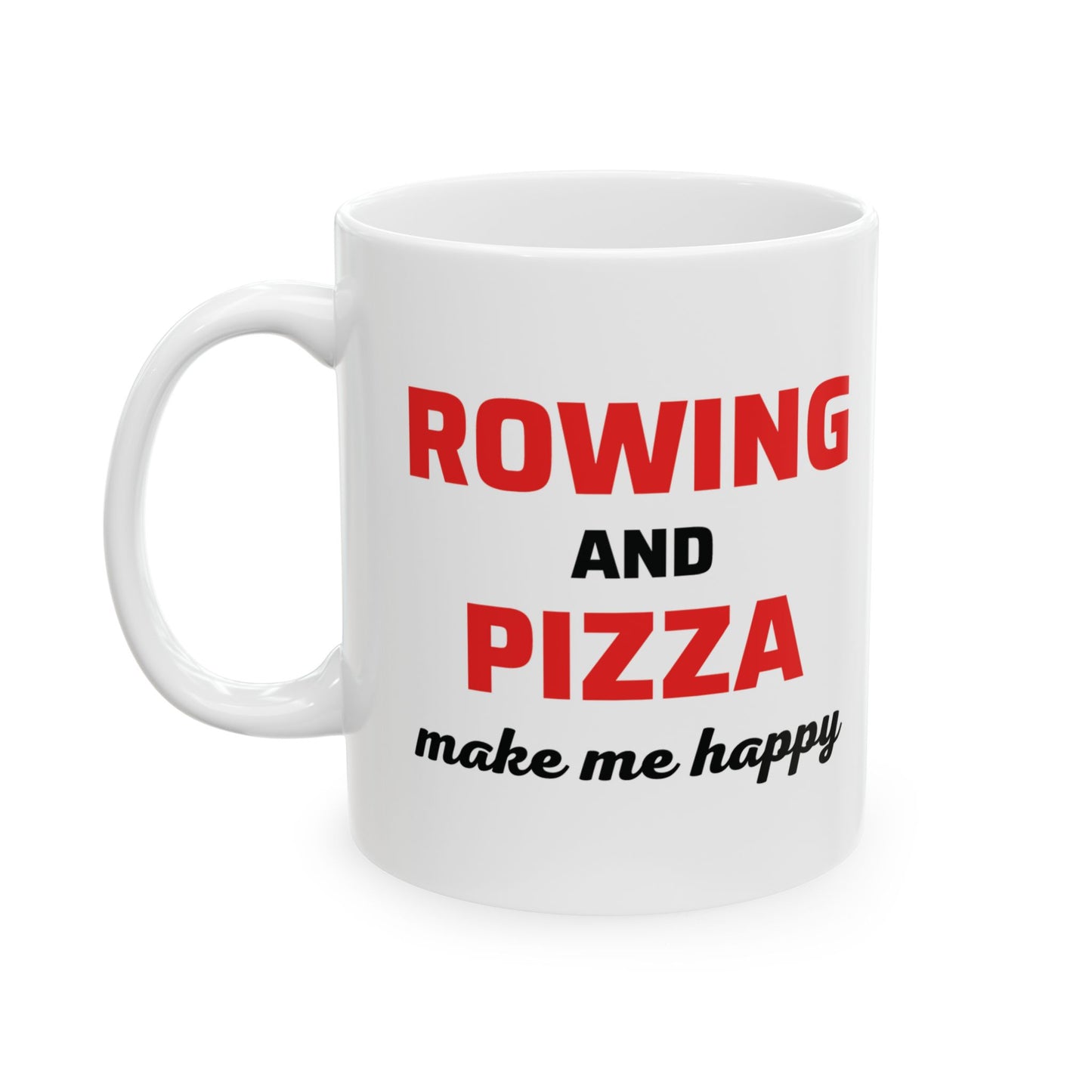 Rowing Mug Post Practice Athlete Recovery Pizza Foodie