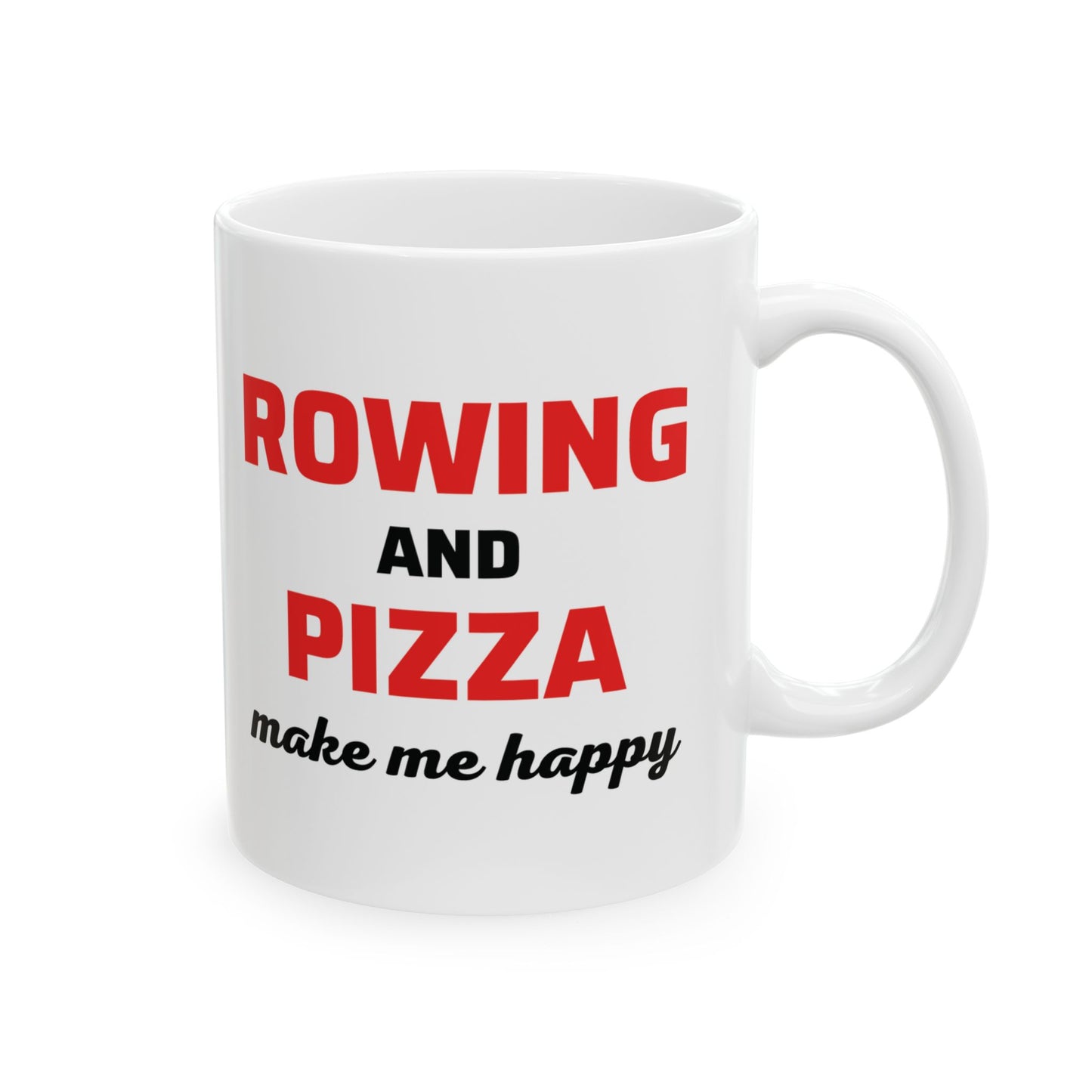 Rowing Mug Post Practice Athlete Recovery Pizza Foodie