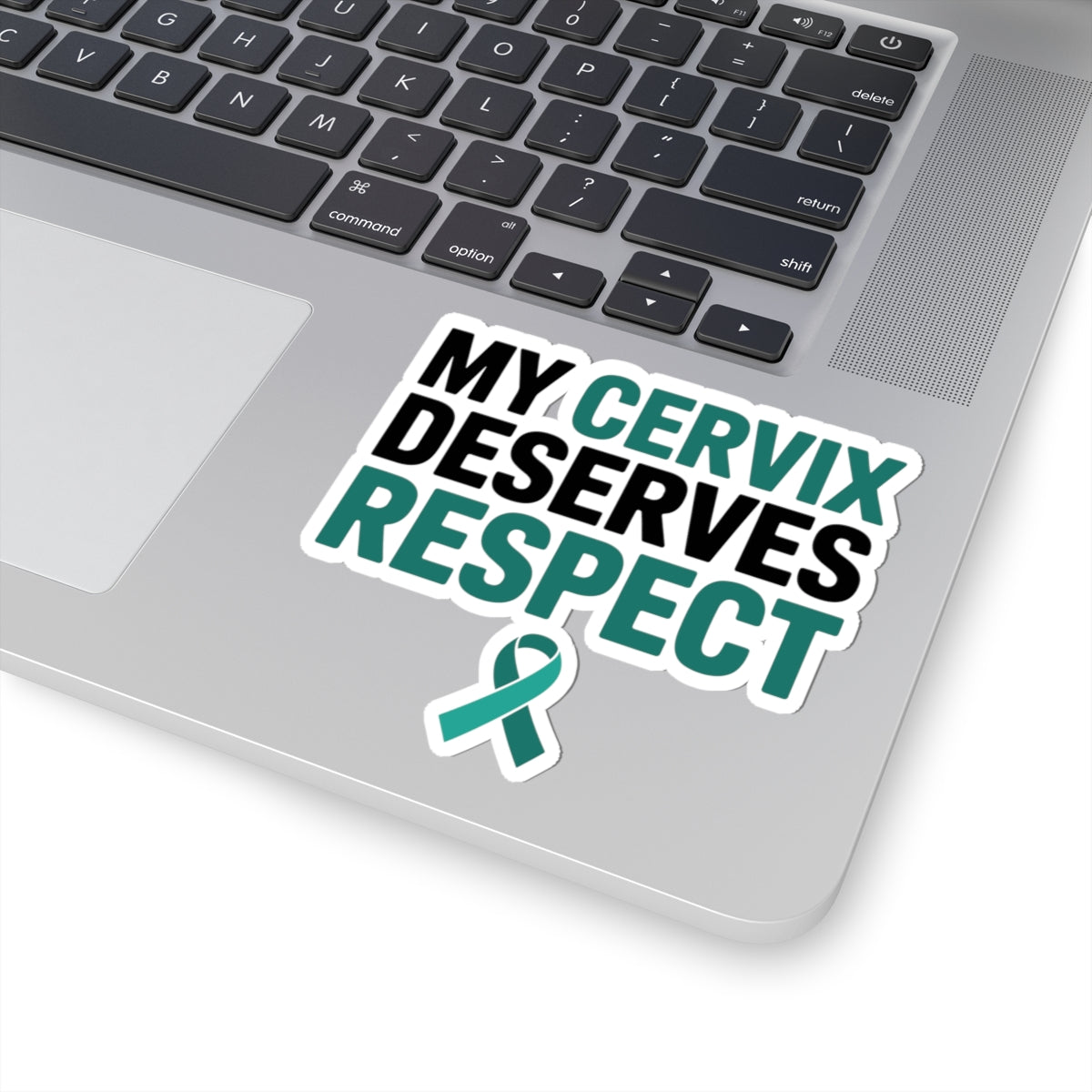 Bold Empowerment Sticker - Cervical Cancer Awareness Vinyl Decal for Survivors, Women, and Advocates