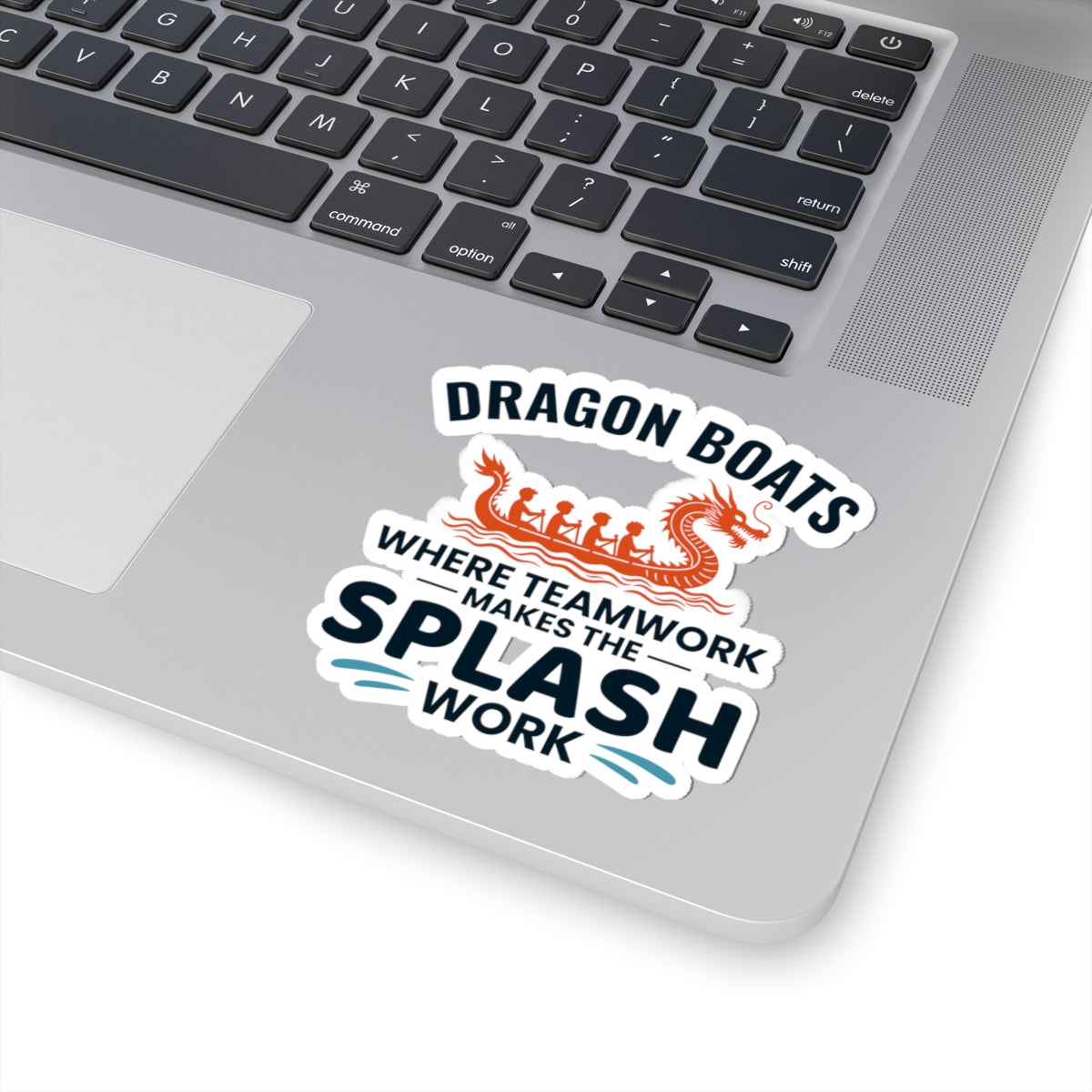 Teamwork Dragon Boat Sticker - Synchronized Paddling Vinyl Decal for Rowing Crews & Festivals