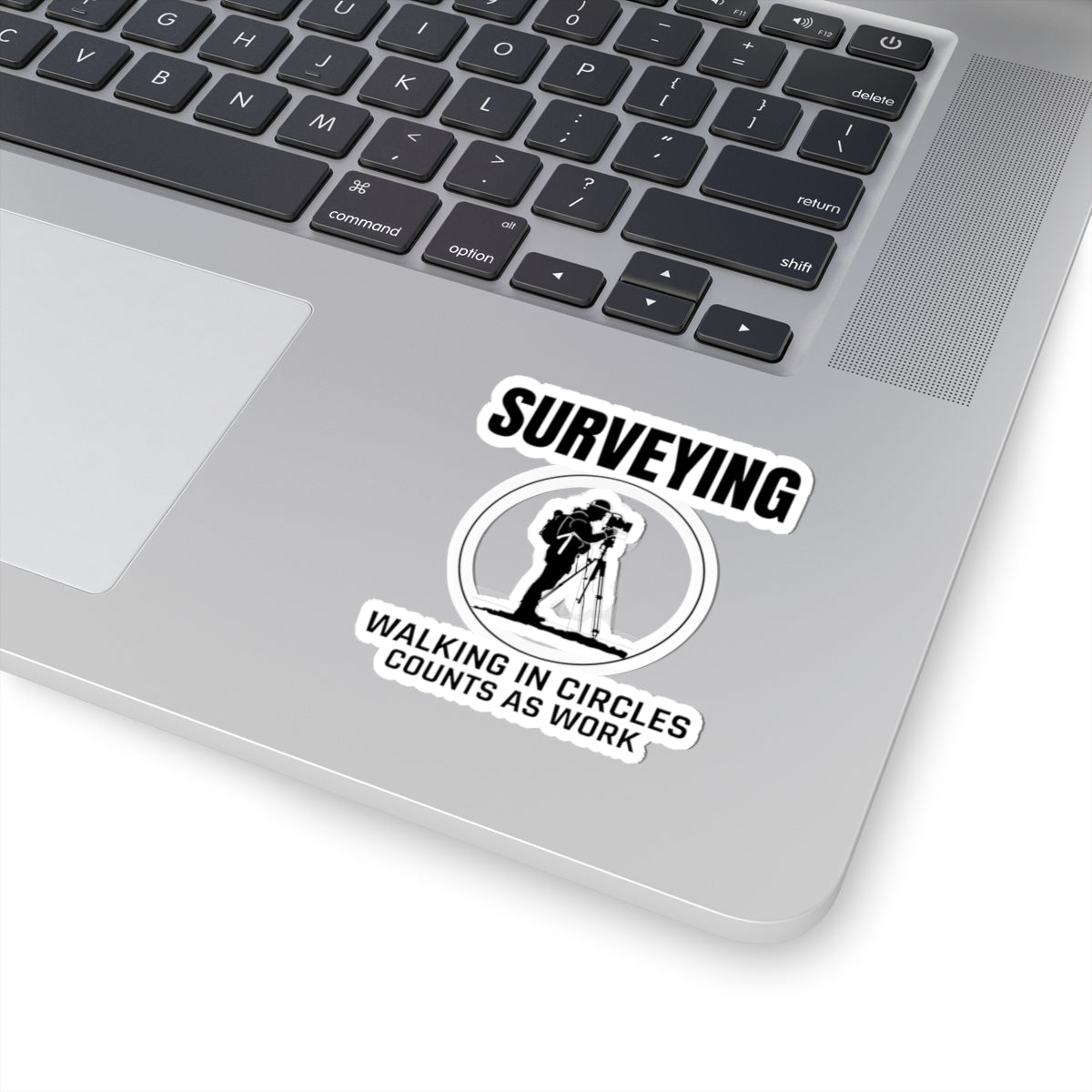 Surveyor's Workflow Sticker - Circular Logic Vinyl Decal for Field Crews