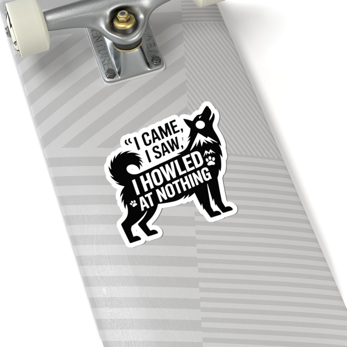 Howling Husky Sticker - Funny Vinyl Decal for Siberian Dog Lovers & Owners