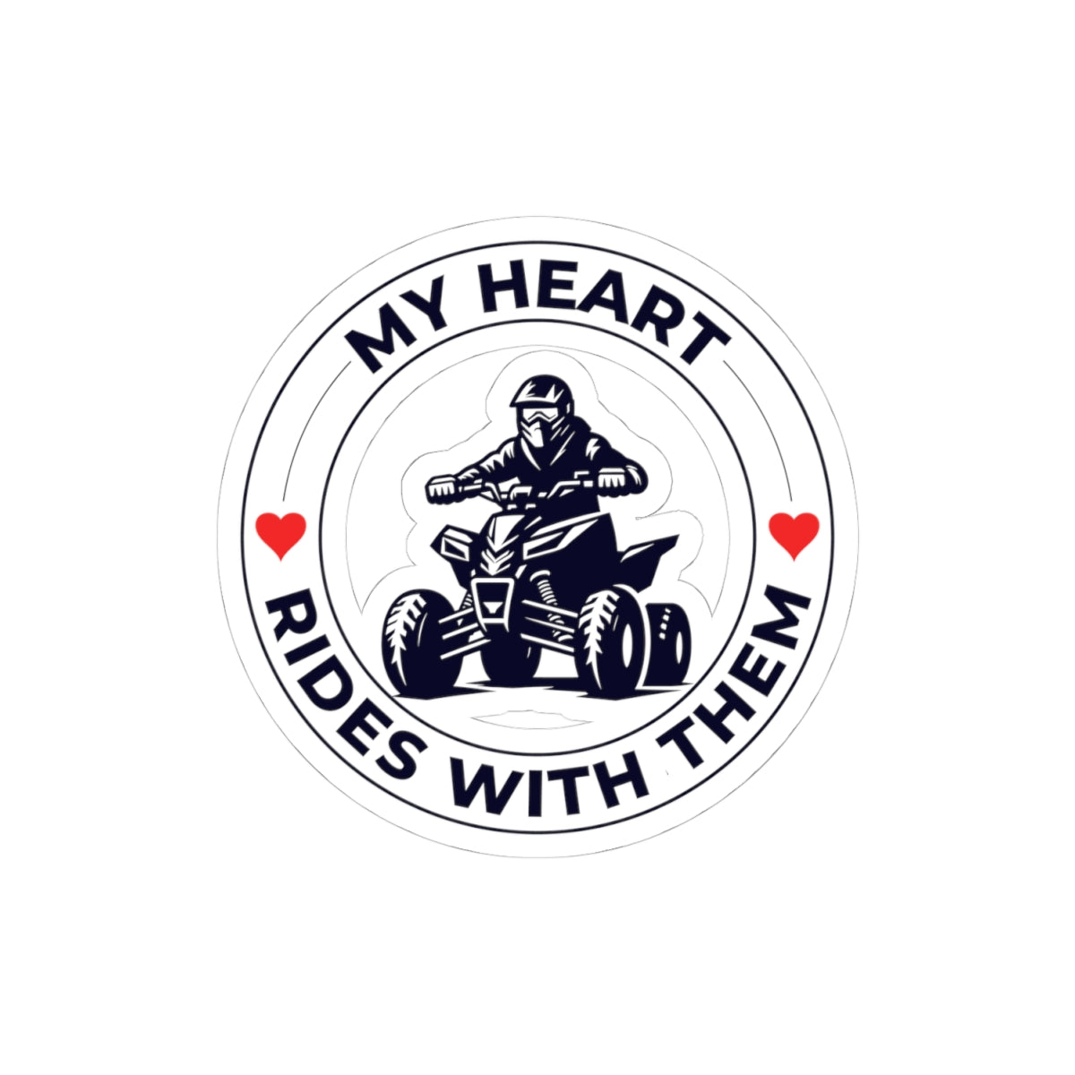 ATV Sticker Vinyl Quad Bike Motocross Racing Mom Rider Family Motorsports Parent Enthusiasts