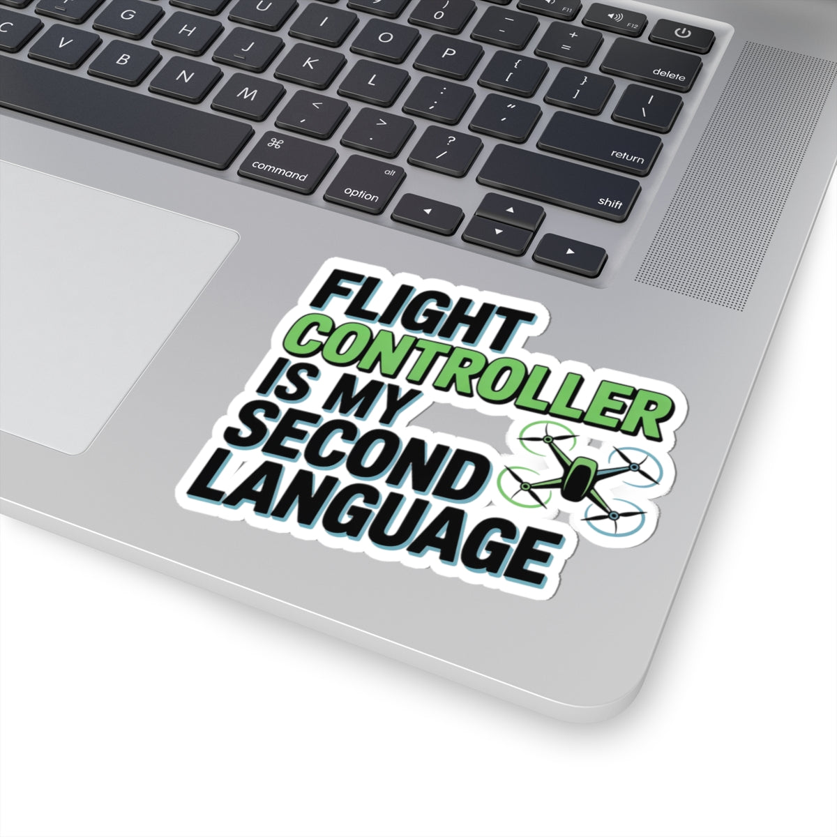 FPV Drone Sticker – Funny Flight Controller Language Quote Decal for Racing Pilots, Quadcopter Enthusiasts