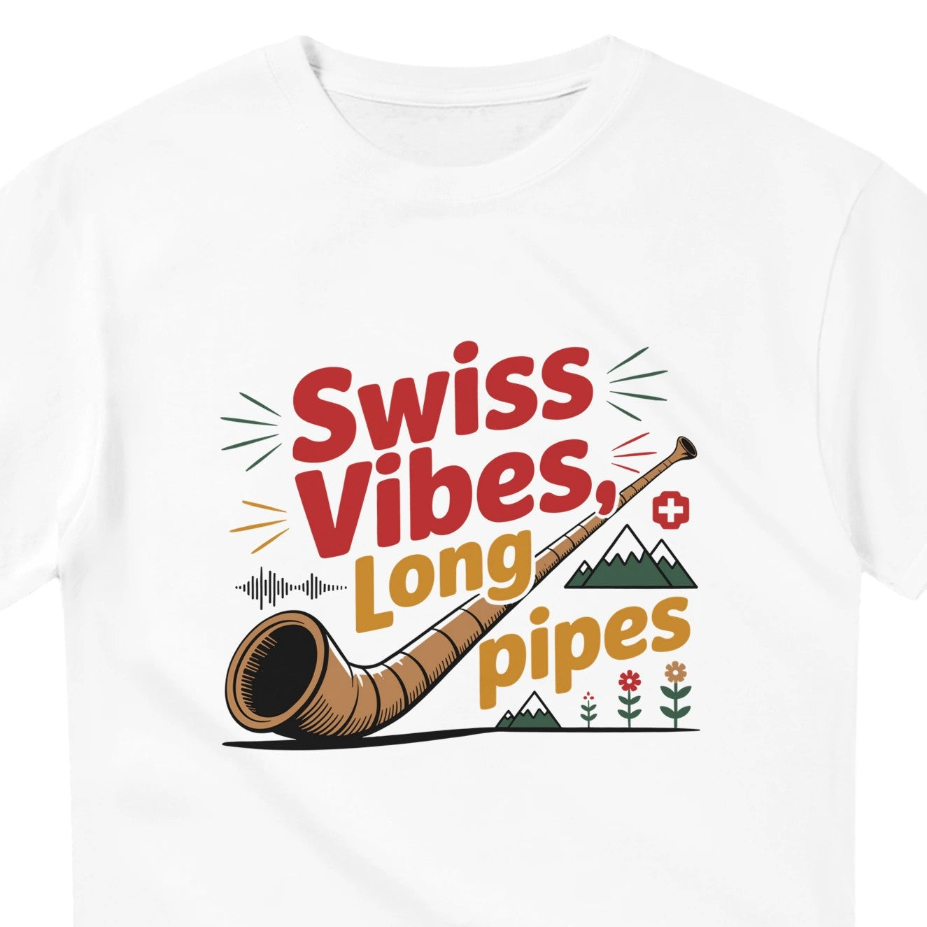 Alphorn swiss vibes t-shirt