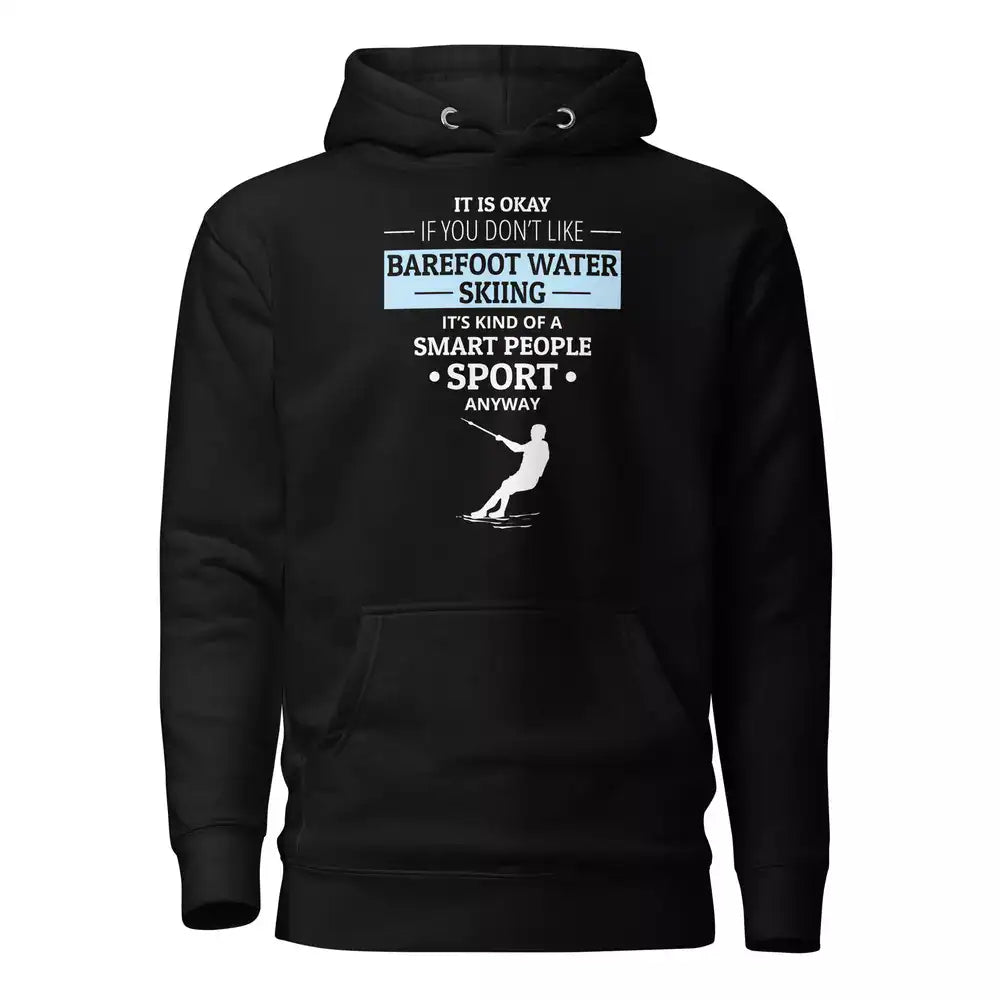 Foot Skiing Waterskiing Bare Feet Hoodie 