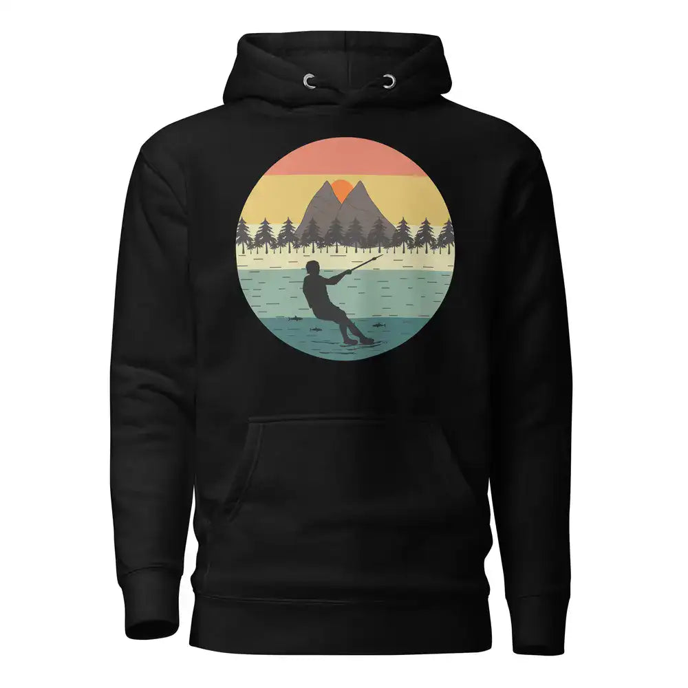Foot Skiing Waterskiing Bare Feet Hoodie 