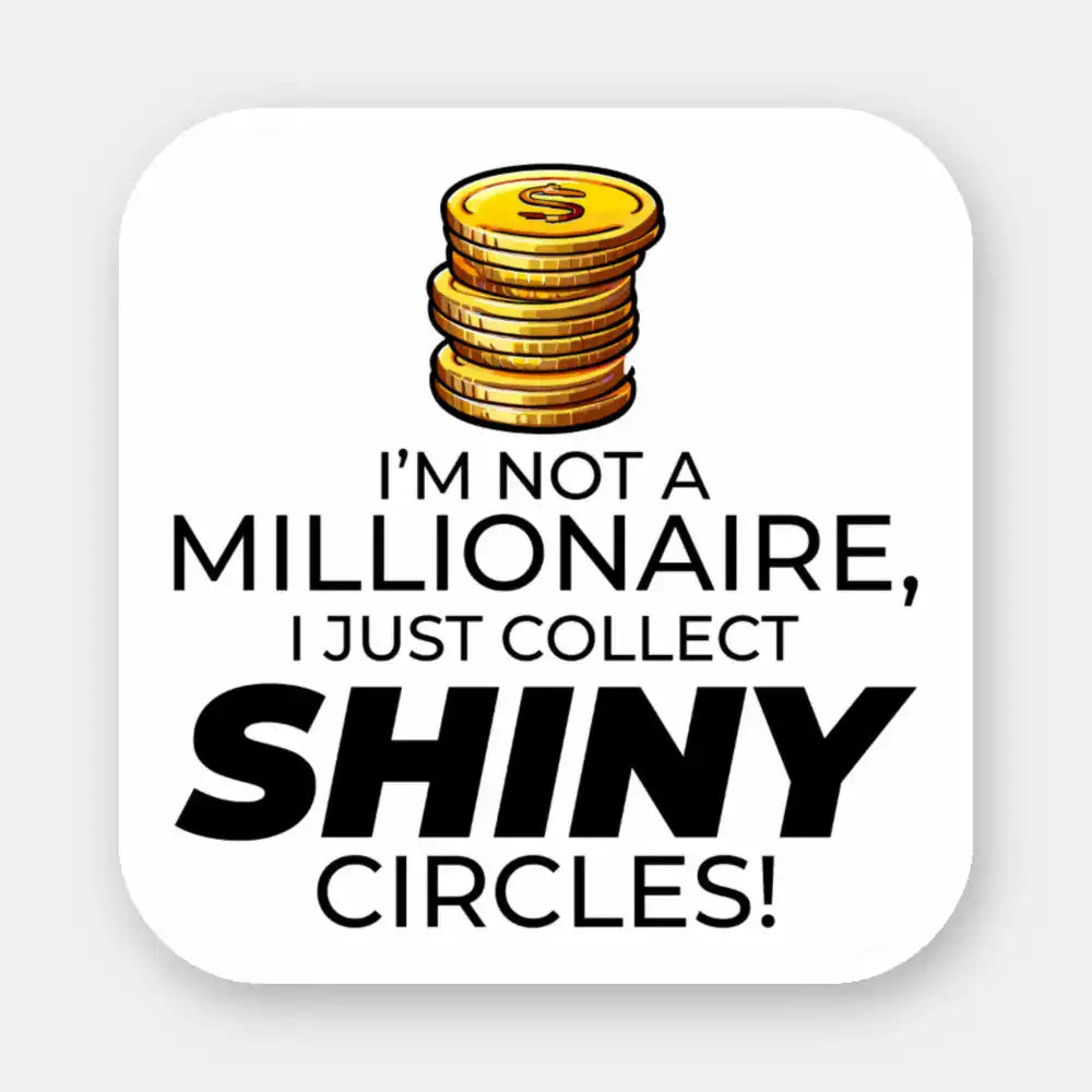 Coin Collecting Sticker 