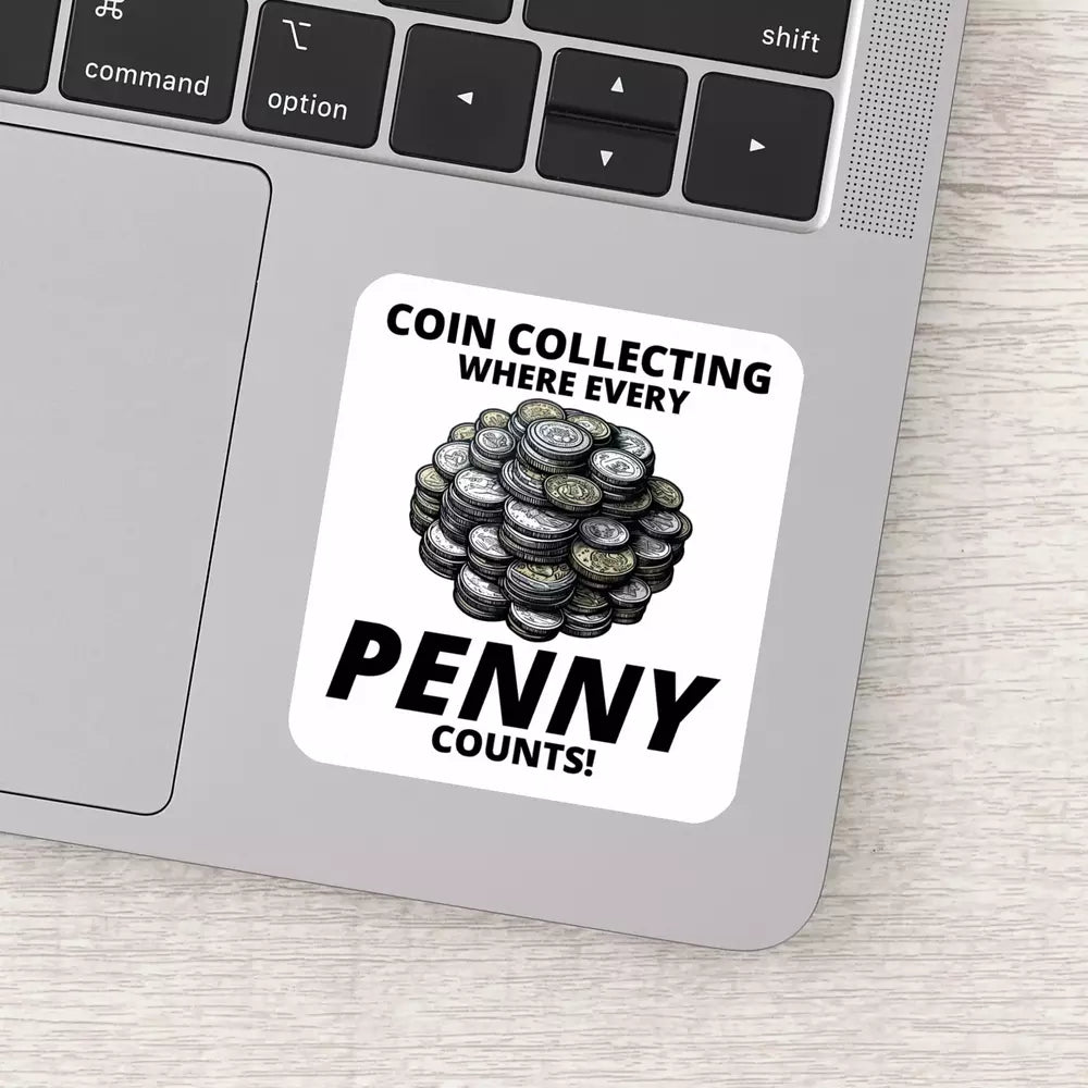 Coin Collecting Sticker 