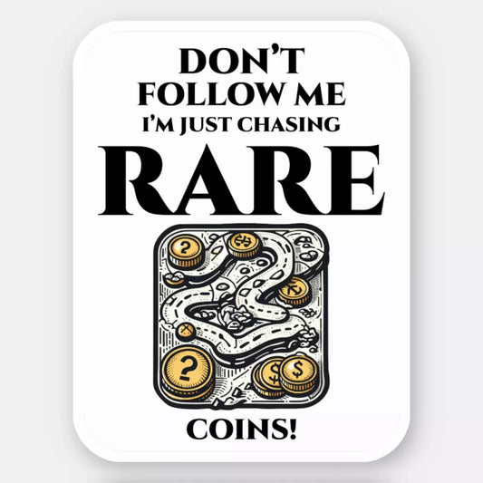 Coin Collecting Sticker 