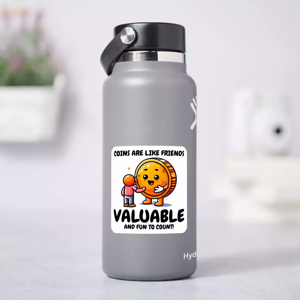 Coin Collecting Sticker 