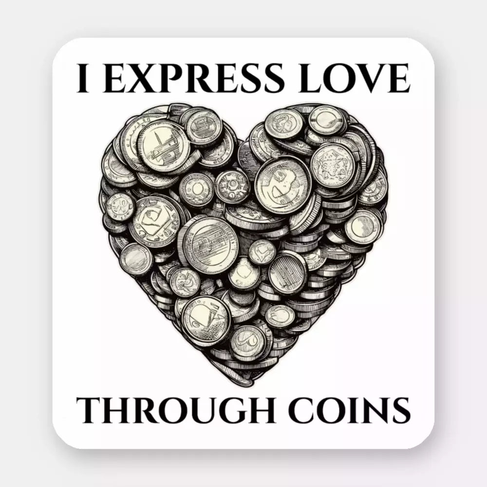 Coin Collecting Sticker 