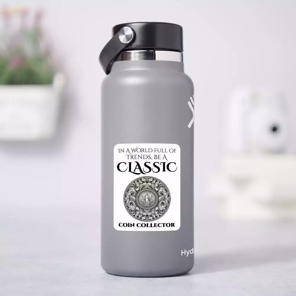 Coin Collecting Sticker 