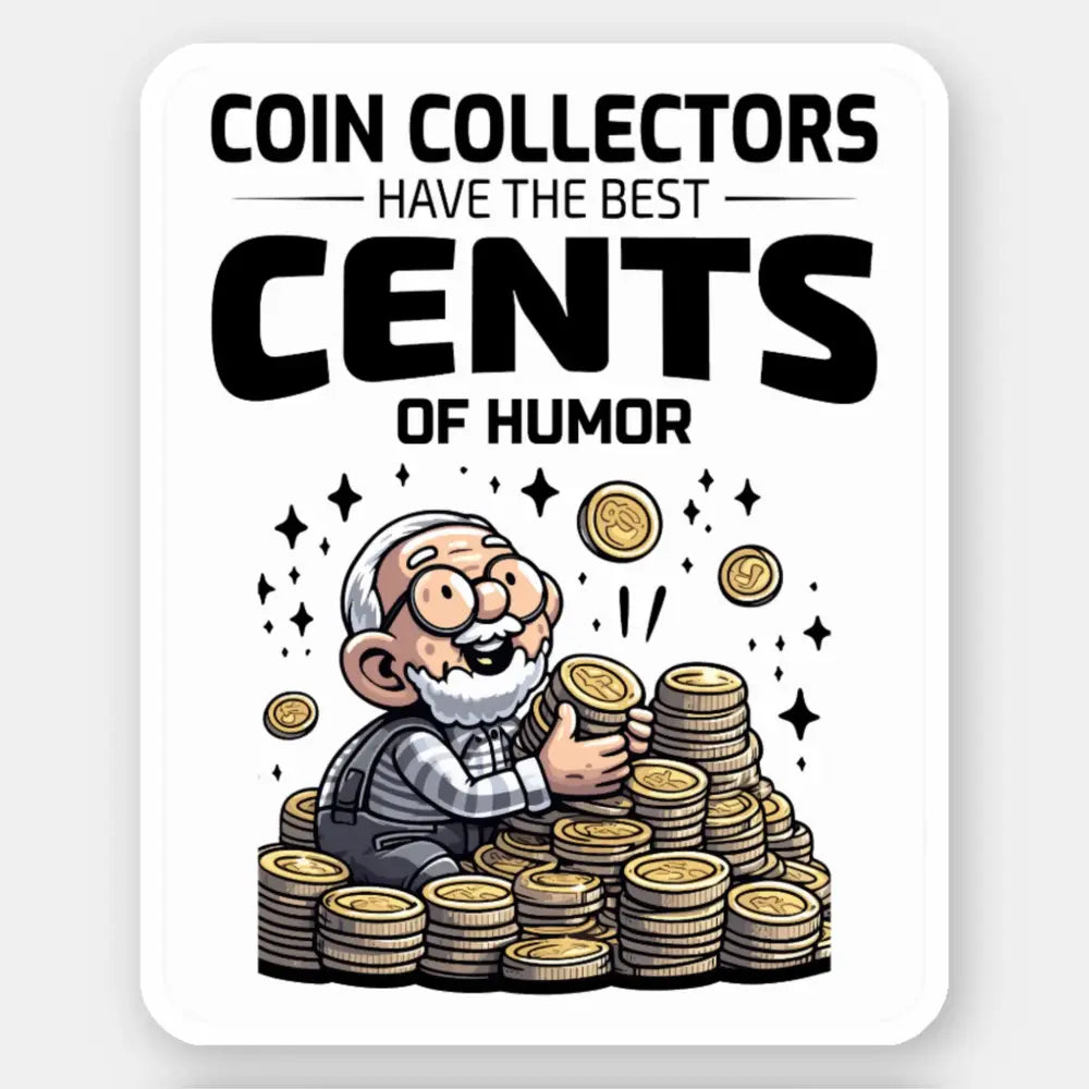Coin Collecting Sticker 