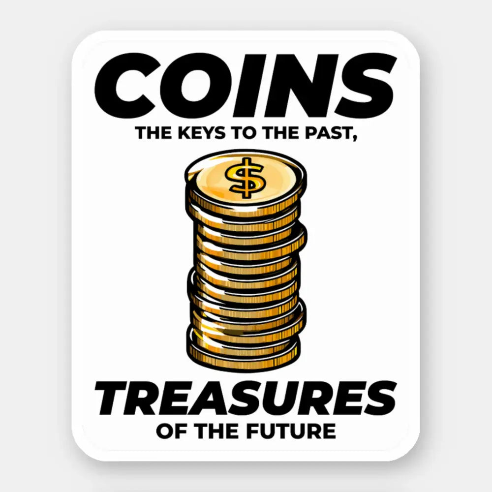 Coin Collecting Sticker 