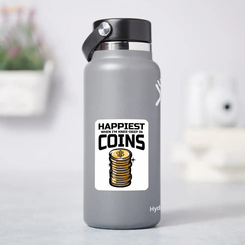 Coin Collecting Sticker 