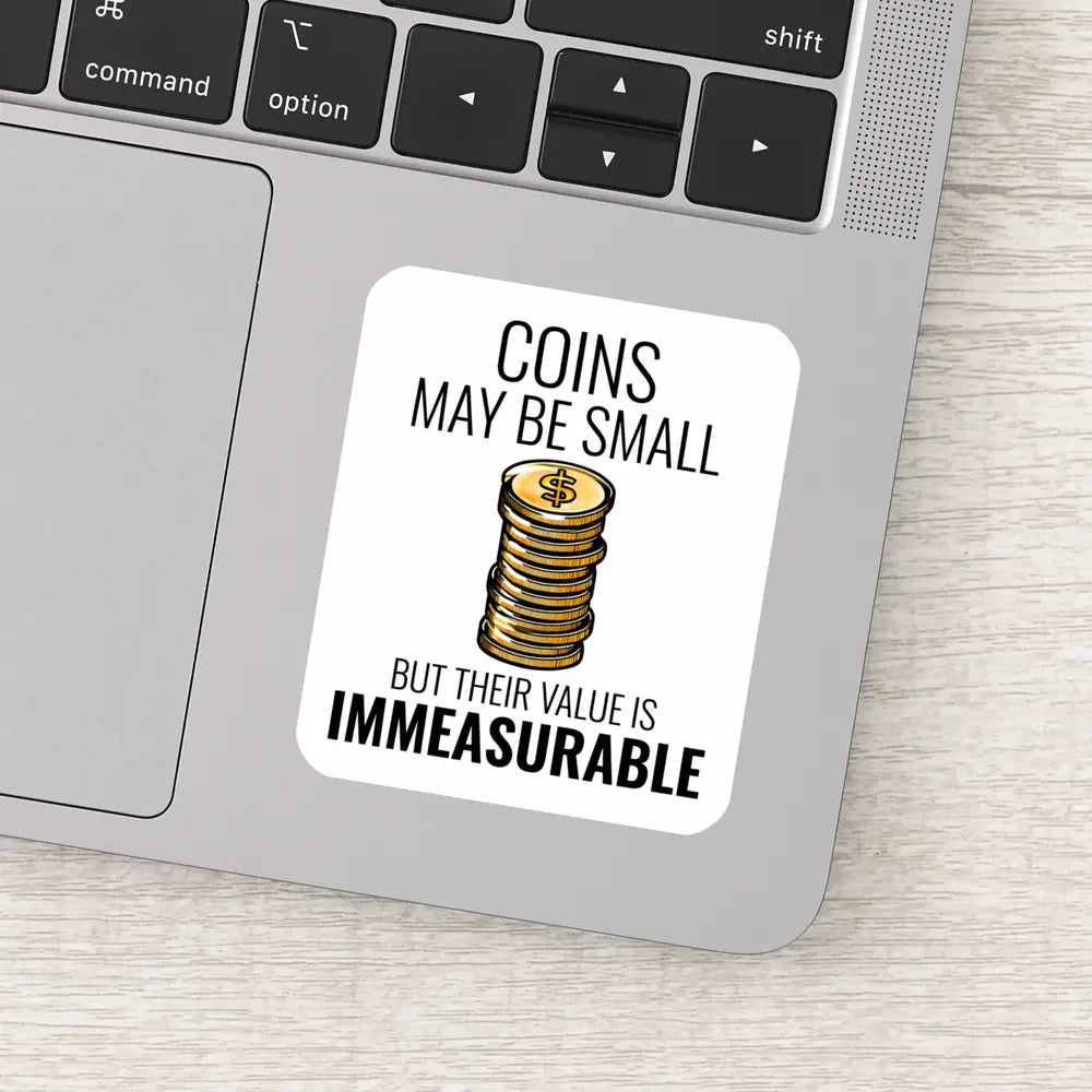 Coin Collecting Sticker 