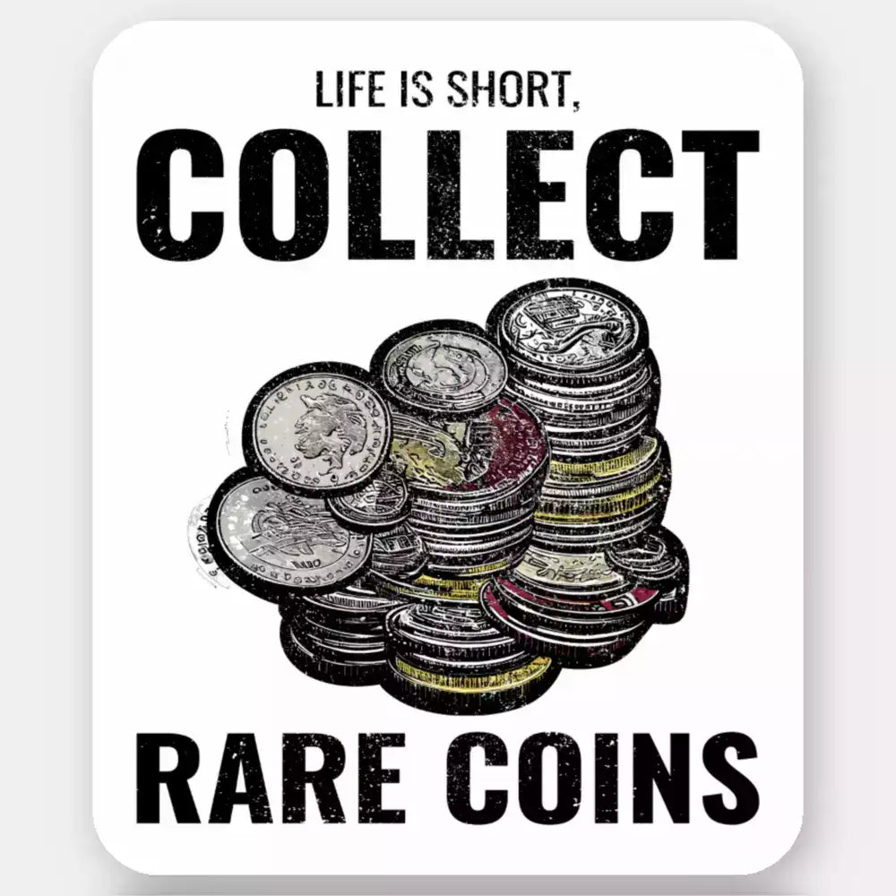 Coin Collecting Sticker 