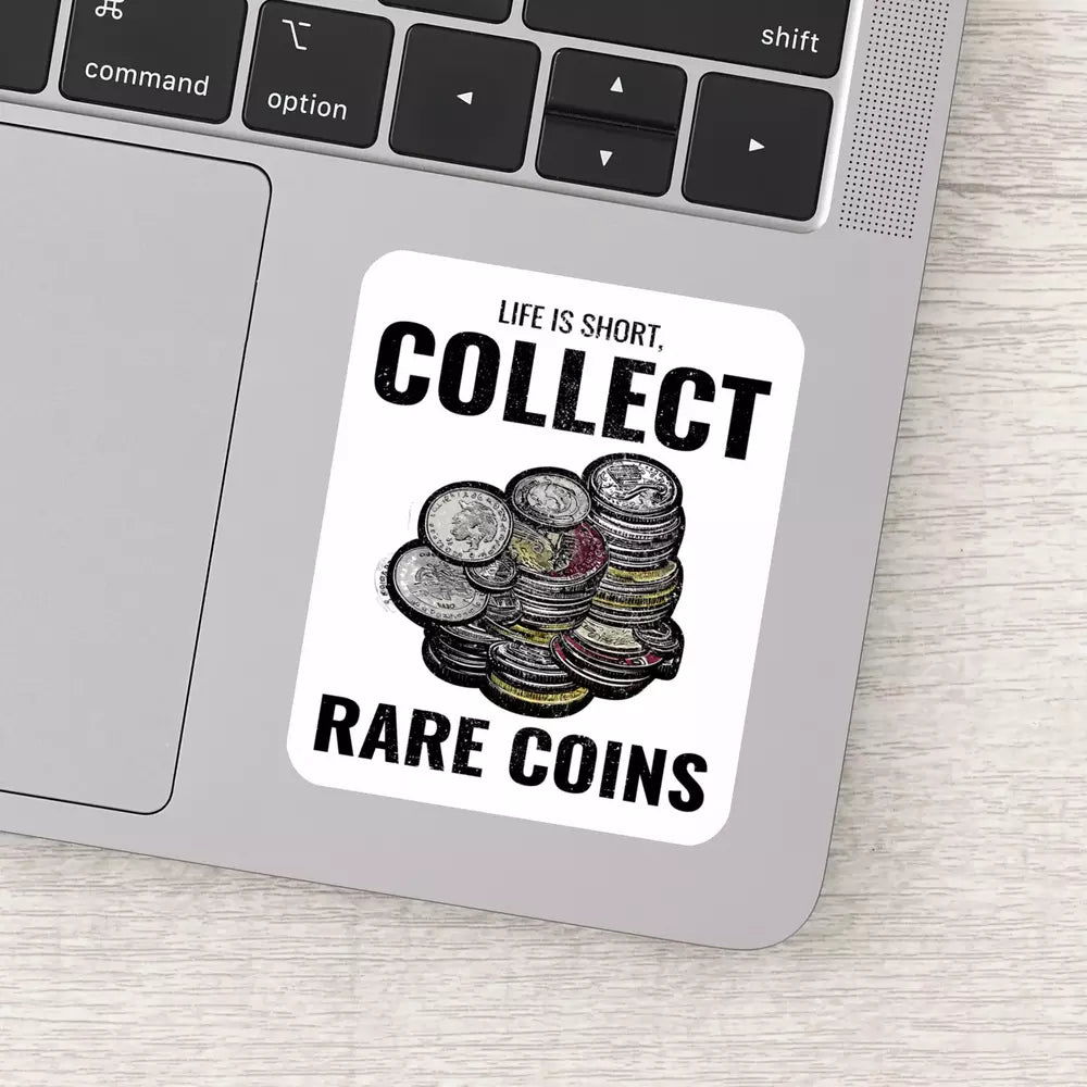 Coin Collecting Sticker 