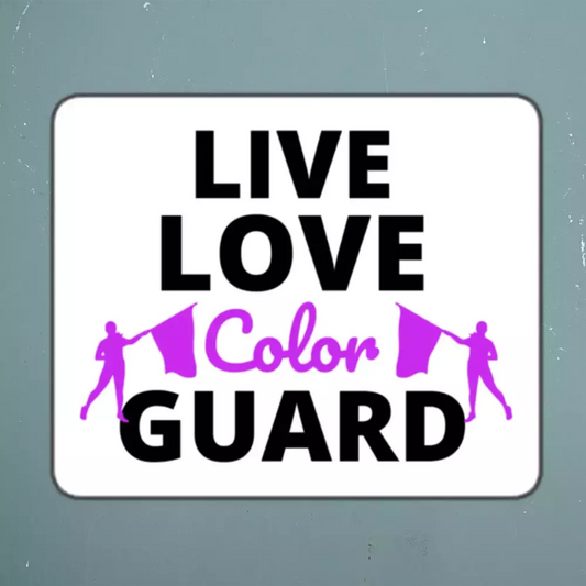 Color guard Flag Corps Sticker