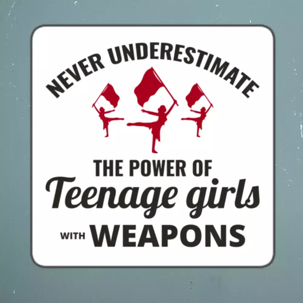 Color guard Flag Corps Sticker